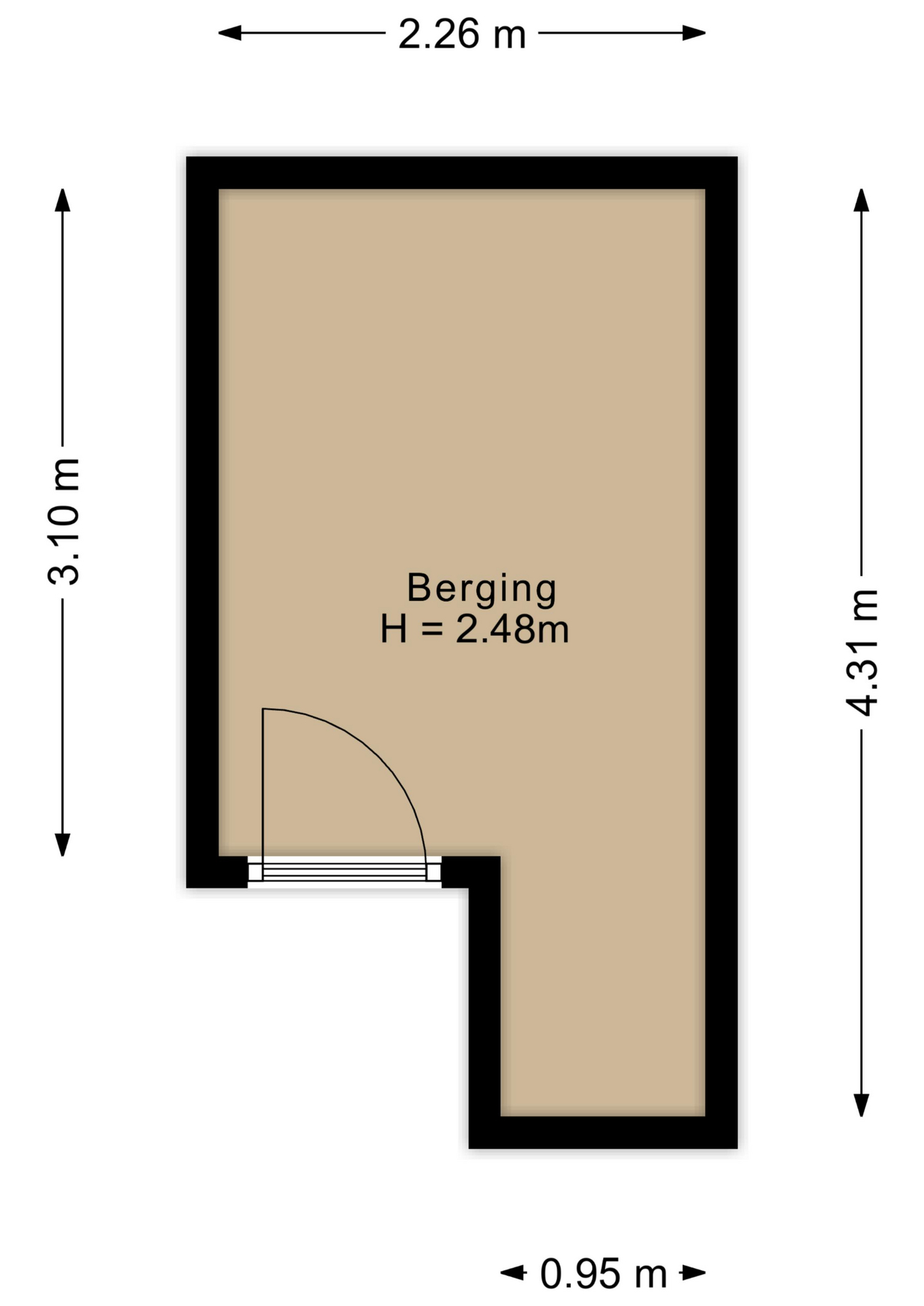 Plattengrond berging