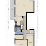 Plattegrond vijfde verdieping