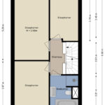 Plattegrond eerste verdieping