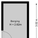 Plattegrond berging