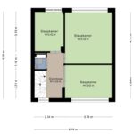 plattegrond tweede verdieping