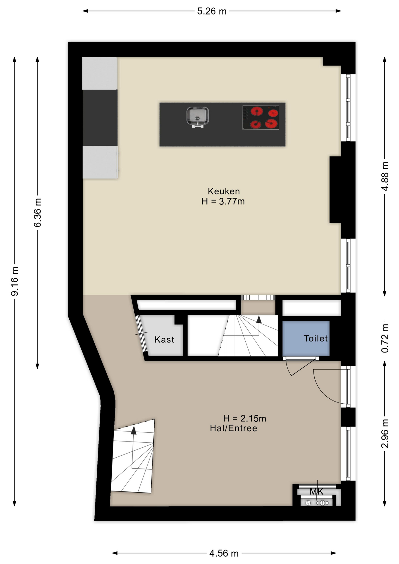 plattegrond begane grond