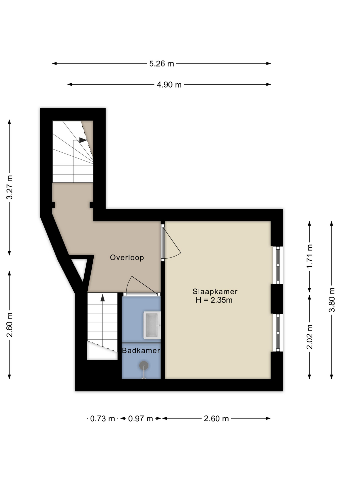 plattegrond eerste verdieping