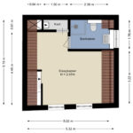 plattegrond derde verdieping