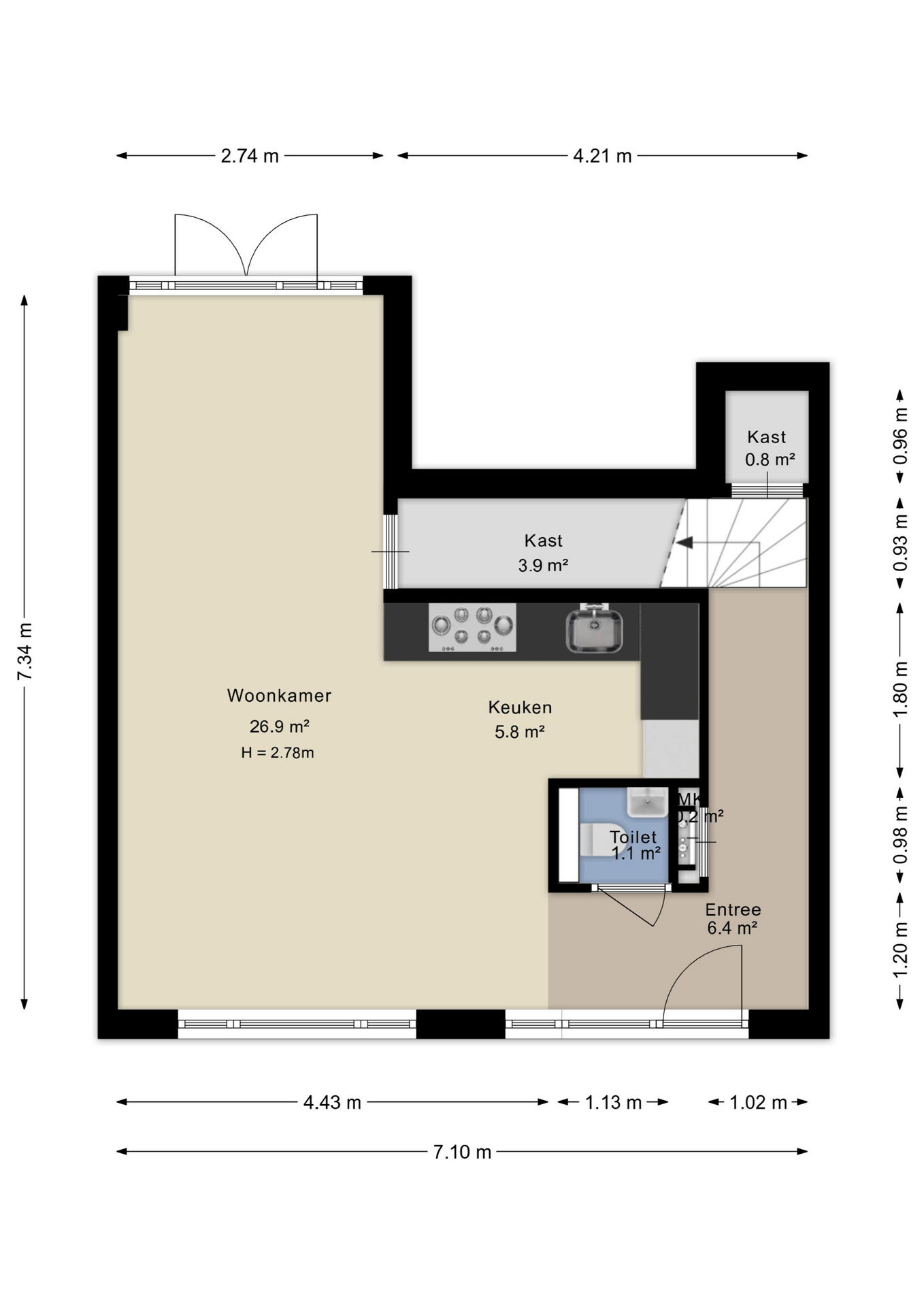 Plattegrond begane grond