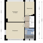 Plattegrond eerste verdieping