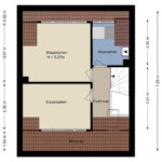 Plattegrond tweede verdieping