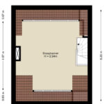 Plattegrond tweede verdieping