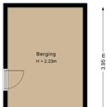 Plattegrond berging