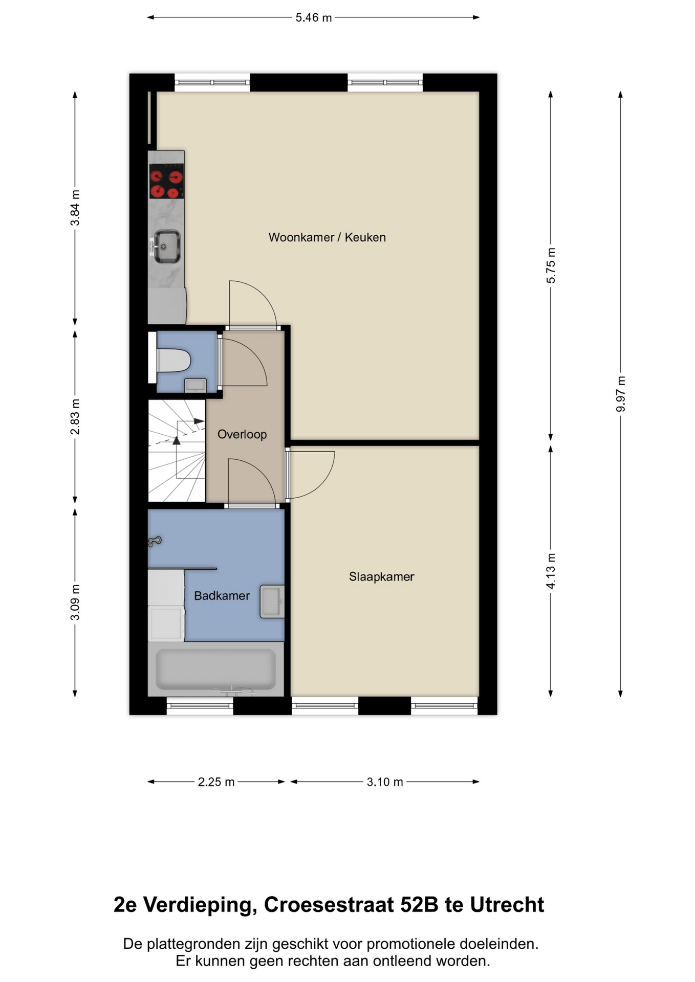 Plattegrond appartement