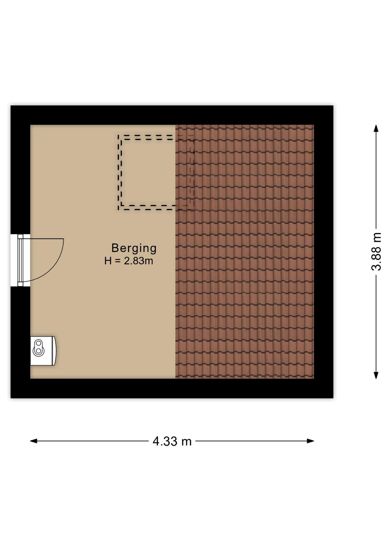 Plattegrond derde verdieping