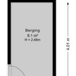 Plattegrond berging