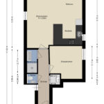 Plattegrond 1e verdieping