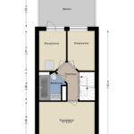 Plattegrond eerste verdieping