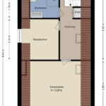 plattegrond tweede verdieping