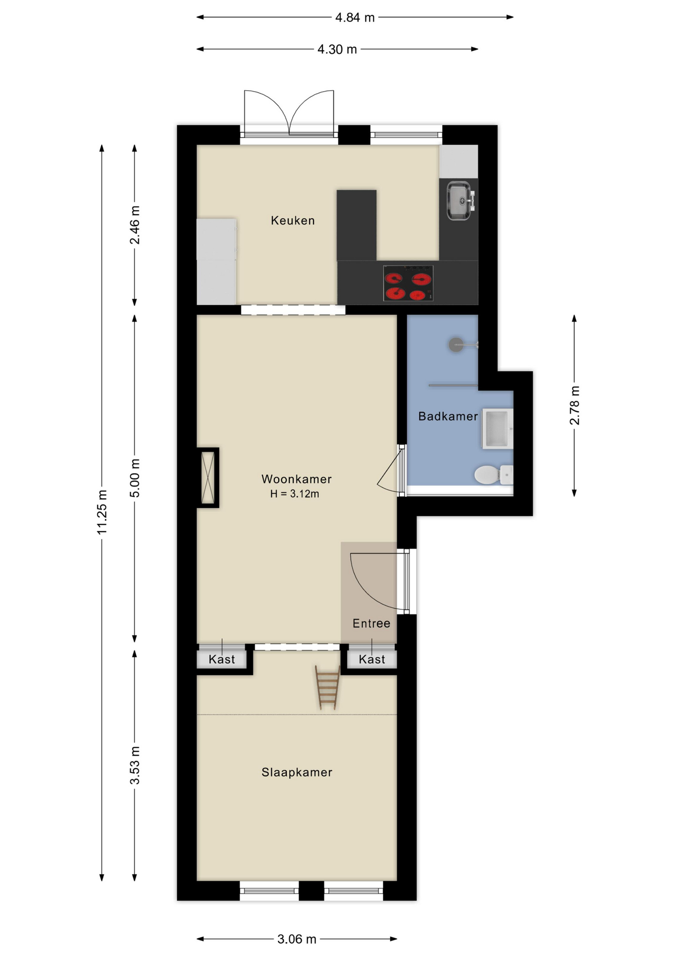 Plattegrond begane grond