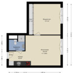 Plattegrond appartement
