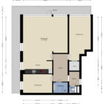 Plattegrond veertiende verdieping