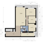 Plattegrond tiende verdieping
