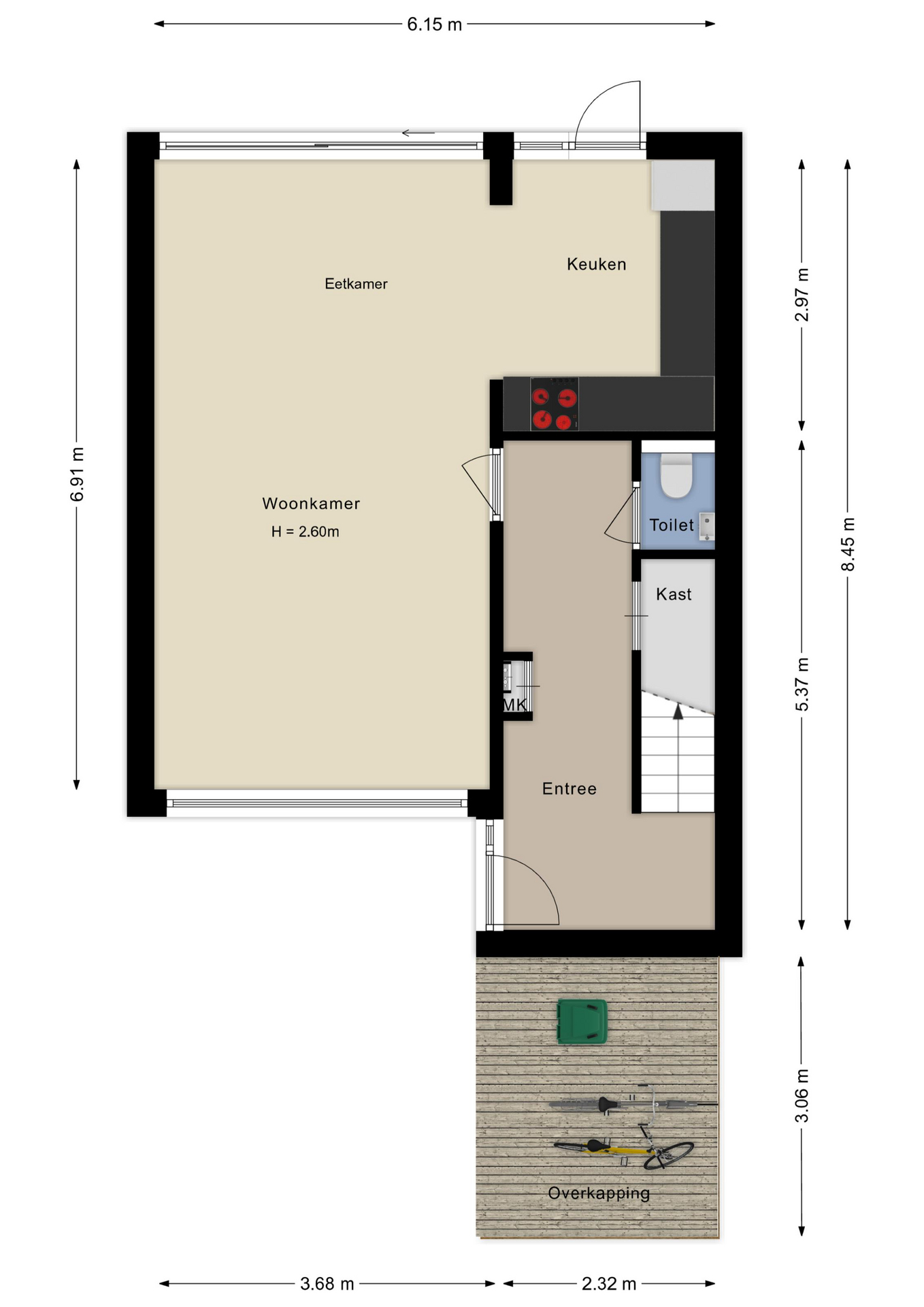 Plattegrond begane grond
