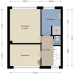 Plattegrond eerste verdieping