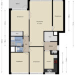Plattegrond tweede verdieping