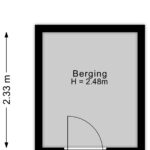 Plattegrond berging