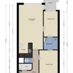 Plattegrond appartement