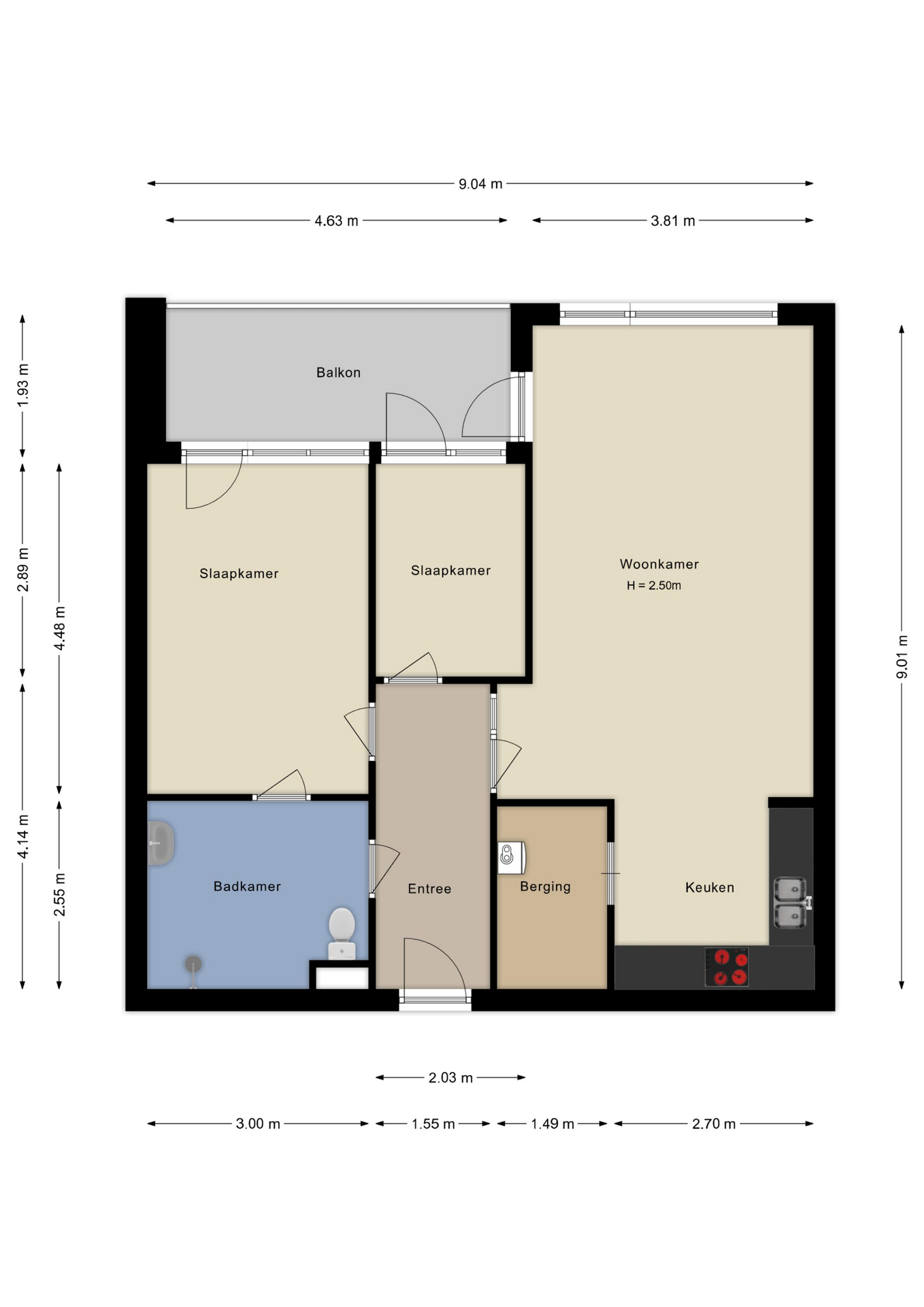 Plattegrond begane grond