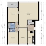 Plattegrond appartement