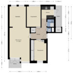 Plattegrond appartement