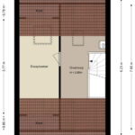 Plattegrond tweede verdieping