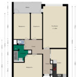 Plattegrond appartement