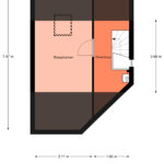 Plattegrond tweede verdieping