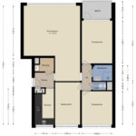 Plattegrond appartement