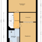 Plattegrond eerste verdieping