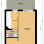 Plattegrond derde verdieping