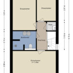 Plattegrond tweede verdieping
