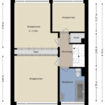 Plattegrond eerste verdieping