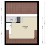 Plattegrond tweede verdieping
