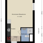Plattegrond appartement