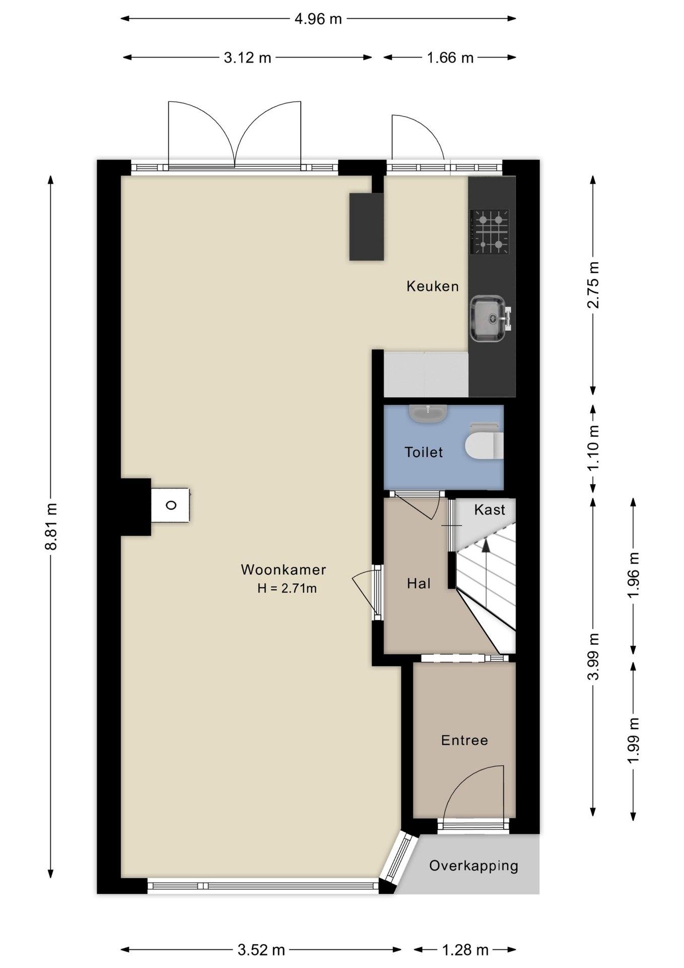 Plattegrond begane grond