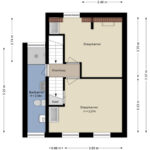 Plattegrond eerste verdieping