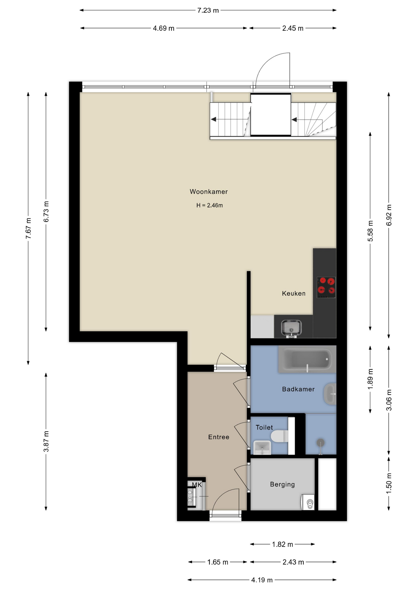 Plattegrond begane grond