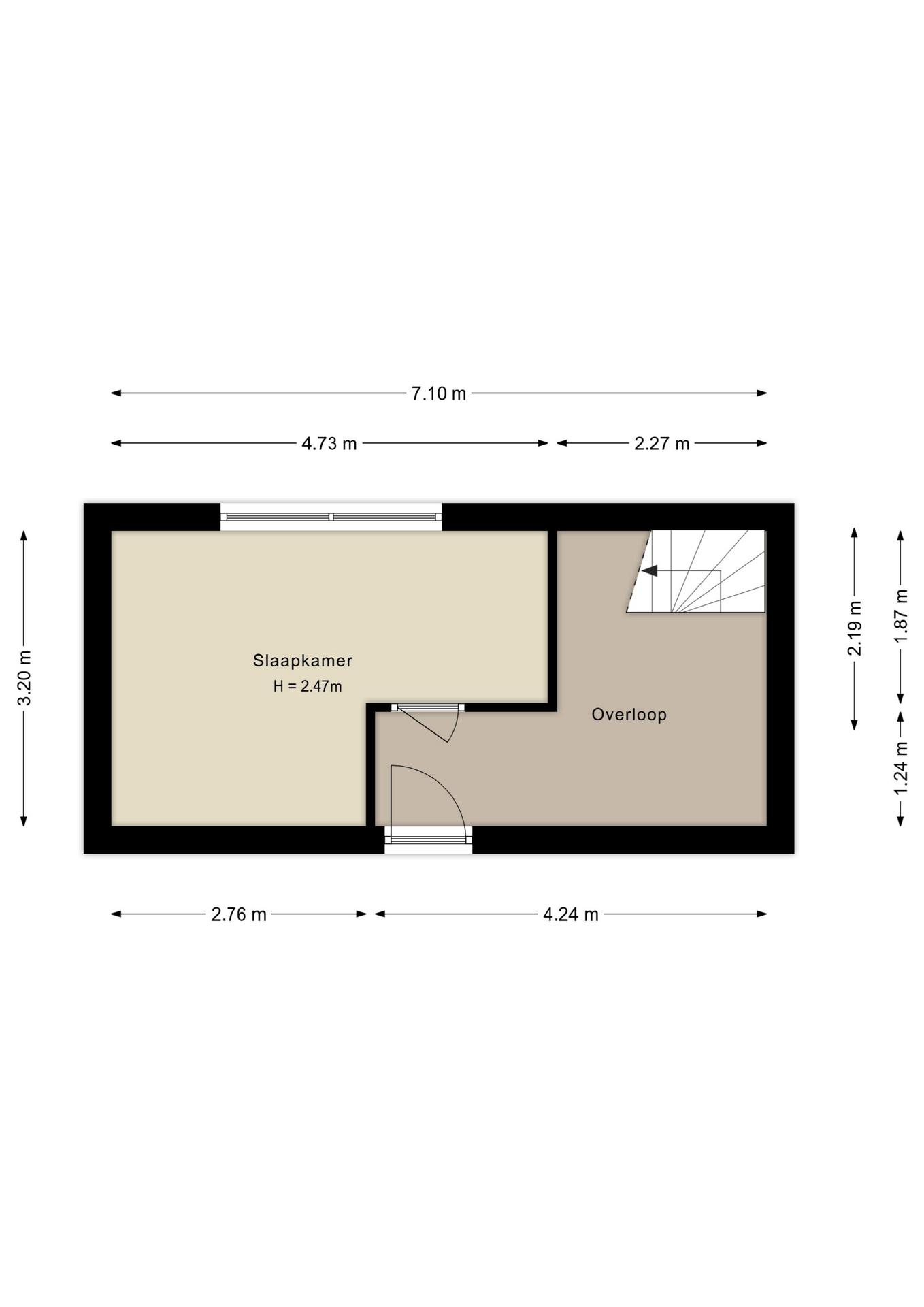 Plattegrond souterrain