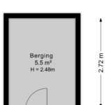 Plattegrond berging