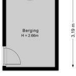 Plattegrond berging