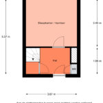 Plattegrond vierde verdieping