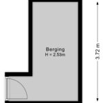 Plattegrond berging