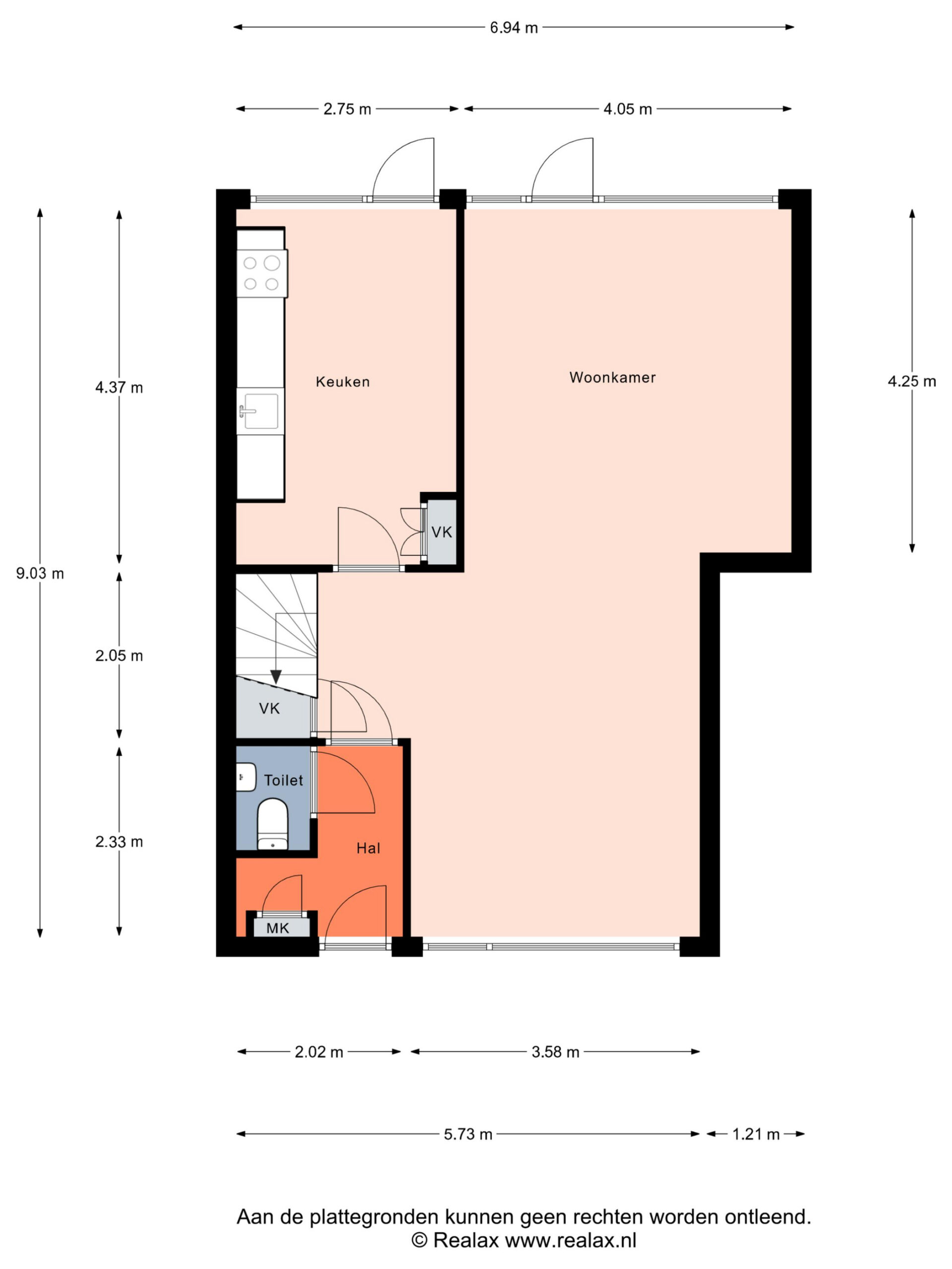 Plattegrond begane grond